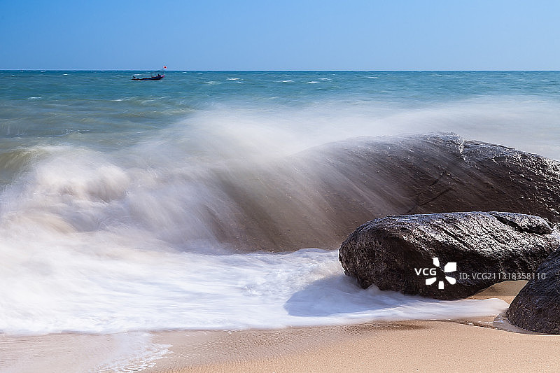 龙栖湾的海岸图片素材