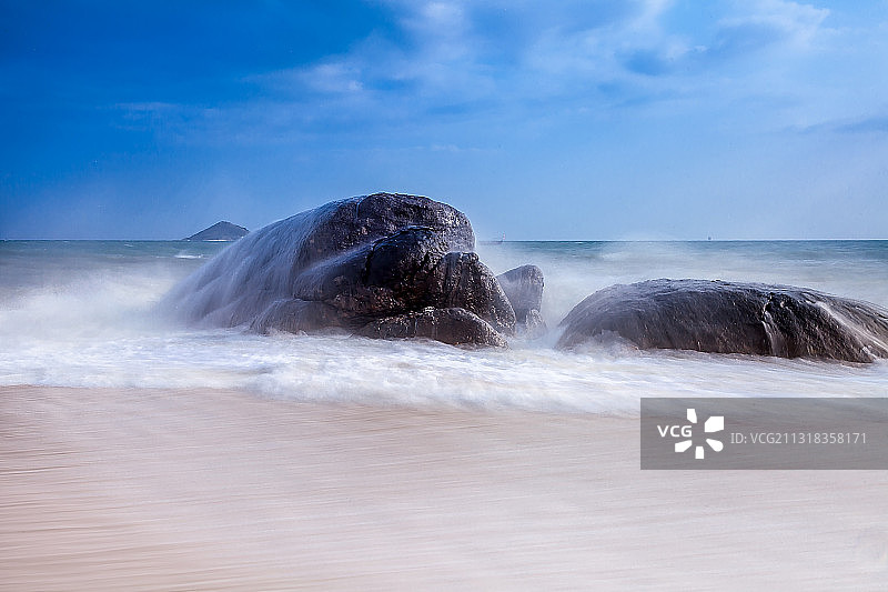 龙栖湾的海岸图片素材