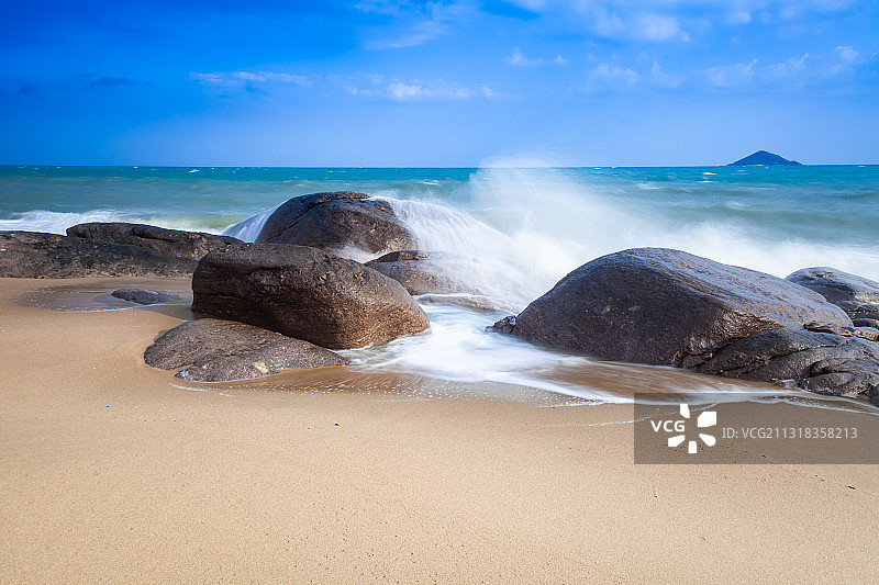龙栖湾的海岸图片素材