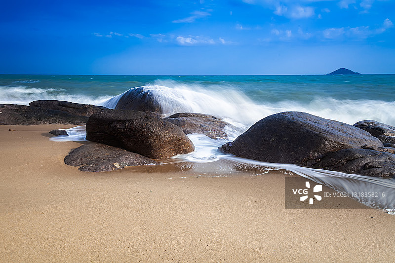 龙栖湾的海岸图片素材