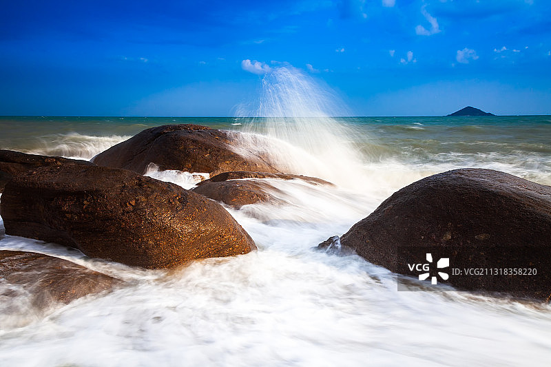 龙栖湾的海岸图片素材