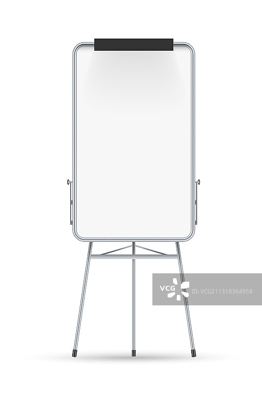 空白挂图，隔离的空白白板图片素材