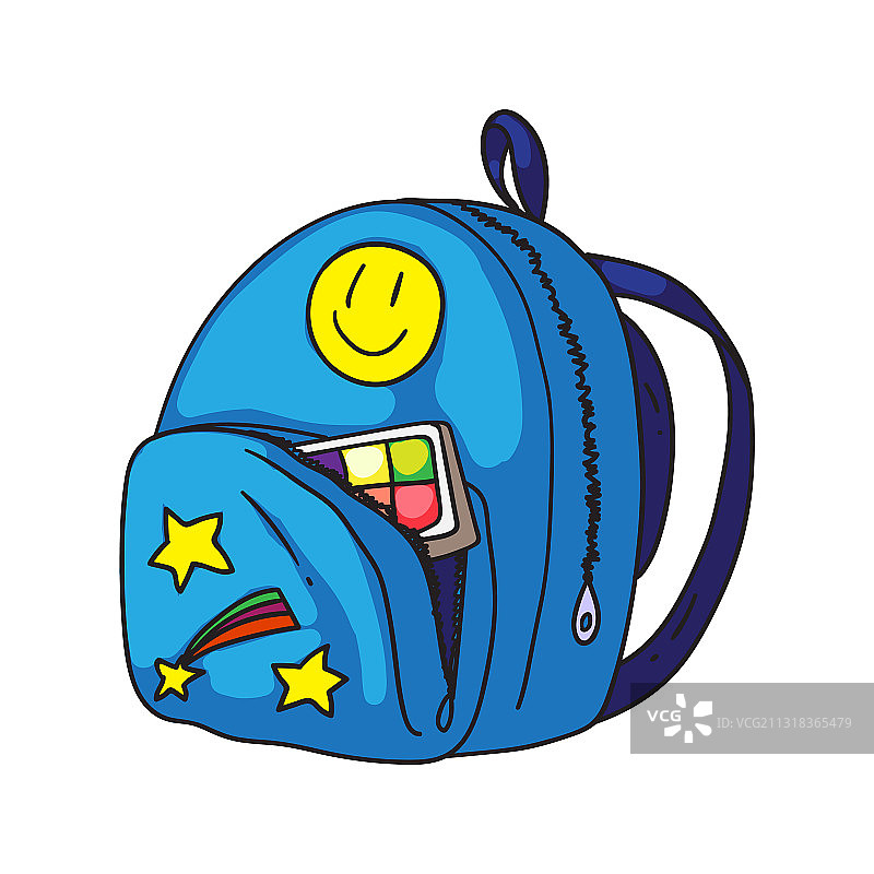儿童背包图片素材