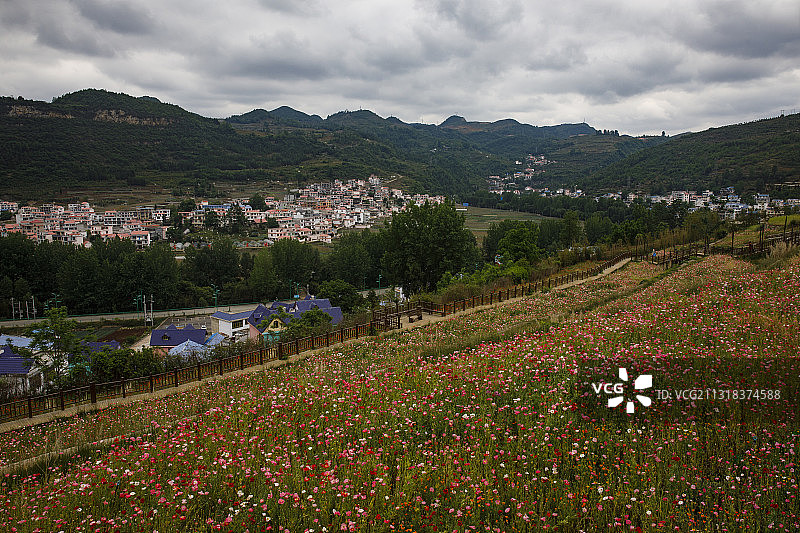 1E8A3612-贵州六盘水钟山区大河堡新农村新面貌2019图片素材