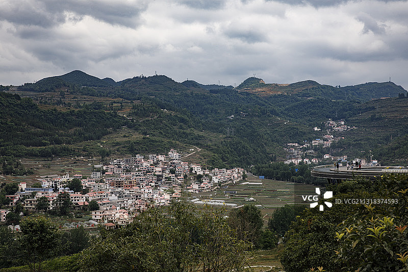 1E8A3682-贵州六盘水钟山区大河堡新农村新貌2019.图片素材