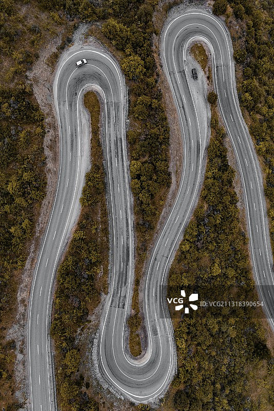 新西兰 发夹弯图片素材