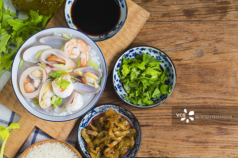 海鲜粥图片素材