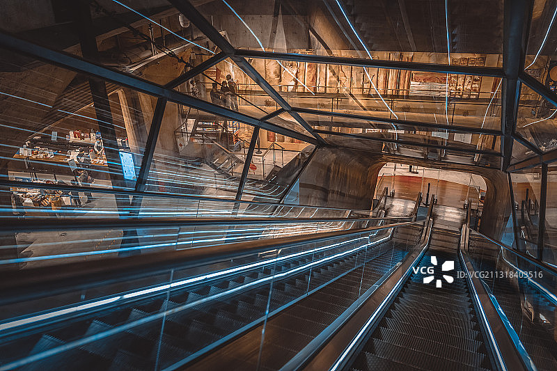 购物广场的扶梯图片素材