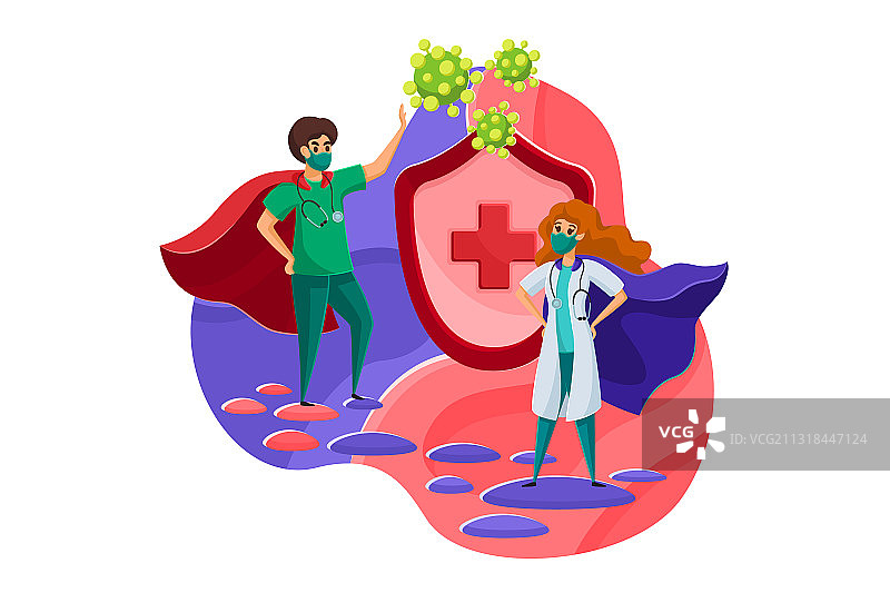 医疗保健药品防护冠状病毒图片素材