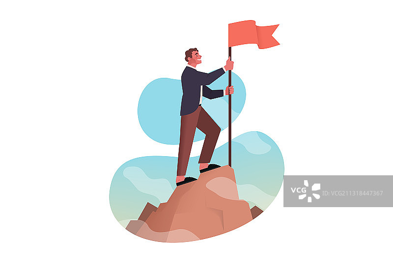 领导力征服目标成就图片素材