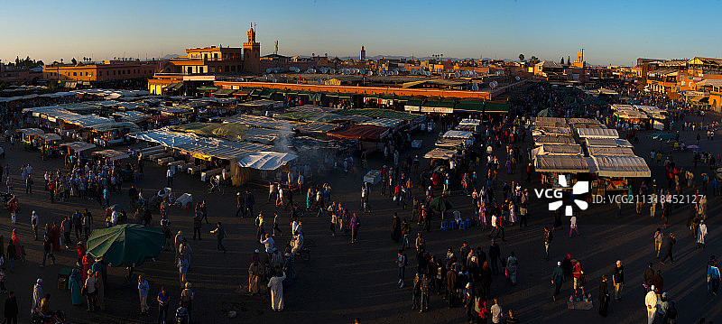 摩洛哥马拉喀什杰马夫纳广场图片素材