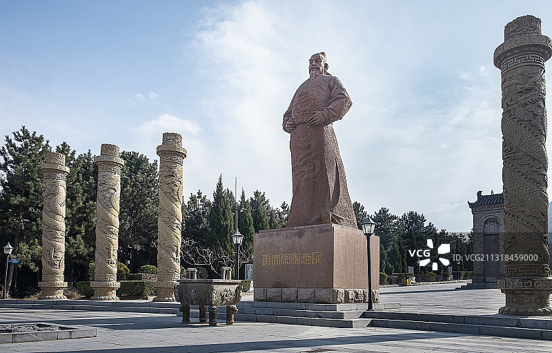 昭陵，李世民雕像（全国重点文物保护单位）图片素材