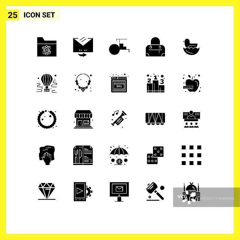 通用符号空气图标合集图片素材