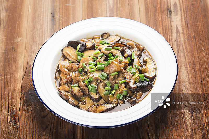 香菇滑鸡图片素材