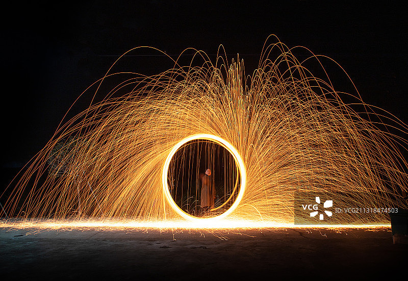 钢丝棉烟花图片素材