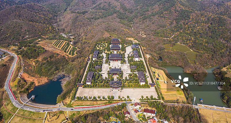 安徽省宣城市敬亭山广教寺图片素材