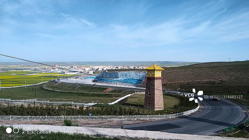 高原海滨图片素材