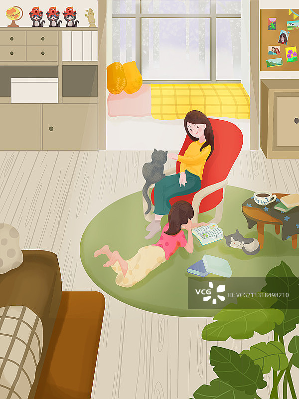 温暖的家图片素材