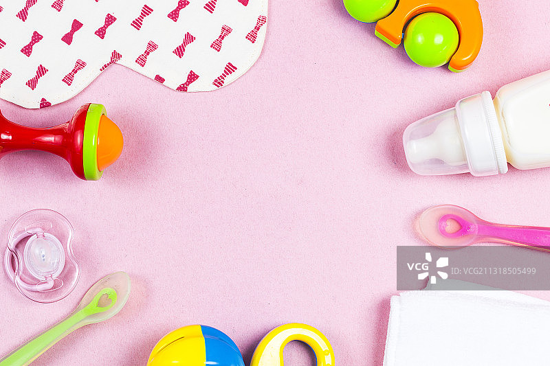 婴儿宝宝饮食概念背景图片素材