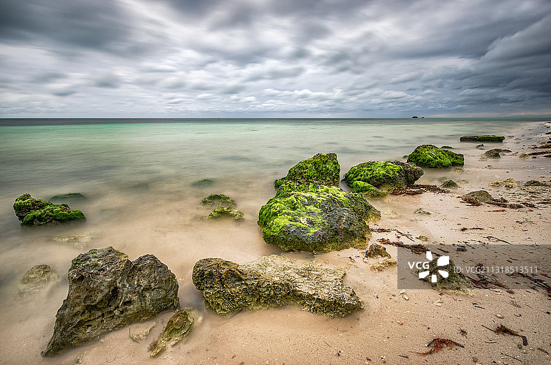 美国本田海湾州立公园海景图片素材