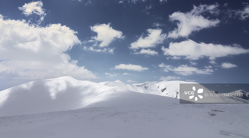 北马其顿雪山风景图片素材