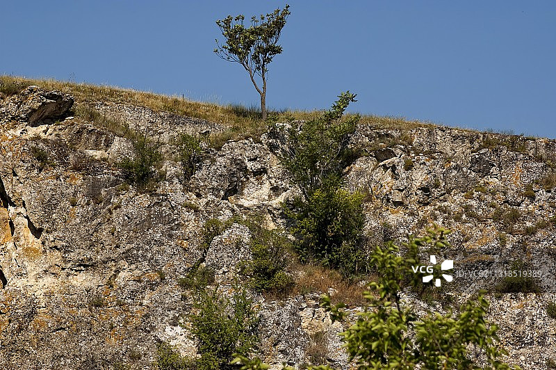 鲁塞陆地岩石低角度景观，保加利亚图片素材