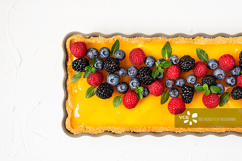 桌上甜点特写，阿尔滕堡，德国图片素材