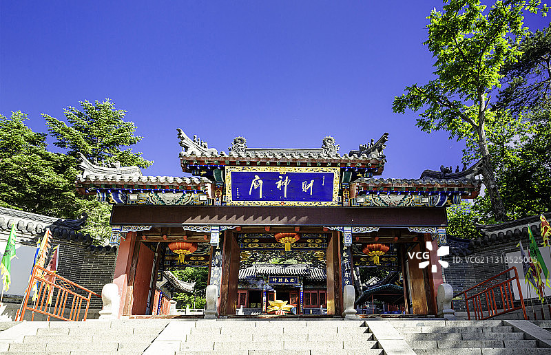 千山风景区财神庙图片素材