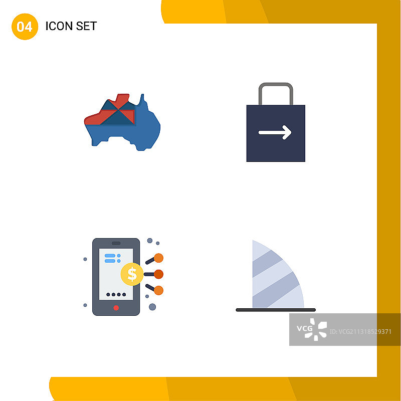 股票图标包4线标志和符号图片素材