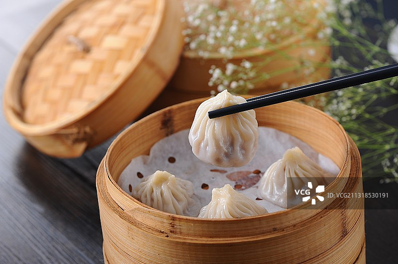上海小笼包图片素材