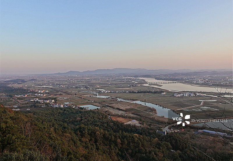 抚河故道风景1图片素材