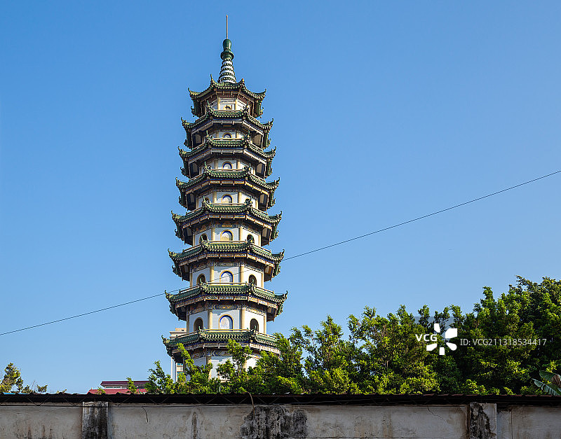 中国东莞常平袁山贝宝塔图片素材