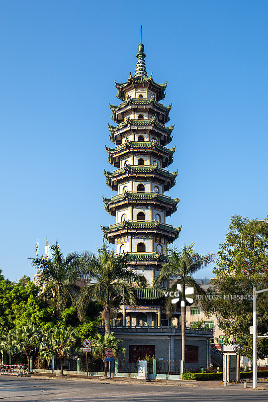 中国东莞常平袁山贝宝塔图片素材