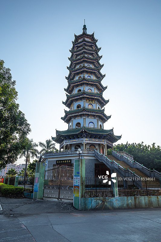 中国东莞常平袁山贝宝塔图片素材