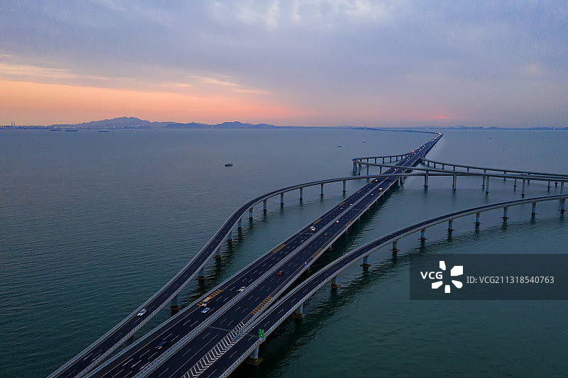 跨海大桥红岛立交图片素材