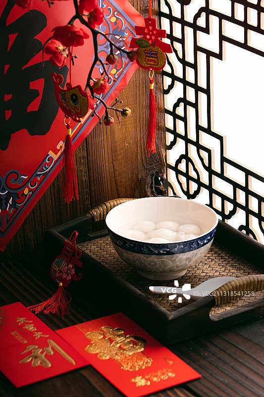 春节、元宵、汤圆图片素材