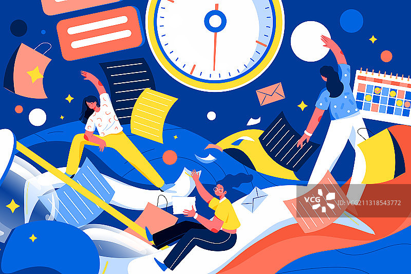 卡通春天妇女节女神节女生招商购物电商促销商务办公运动矢量插画图片素材