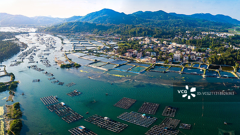 海南海南万宁万宁神州半岛神州半岛港湾港湾鱼排鱼排图片素材