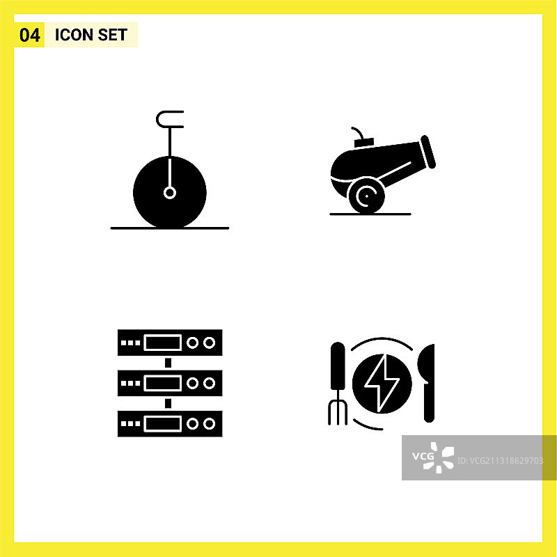 4创意图标的现代标志和符号图片素材