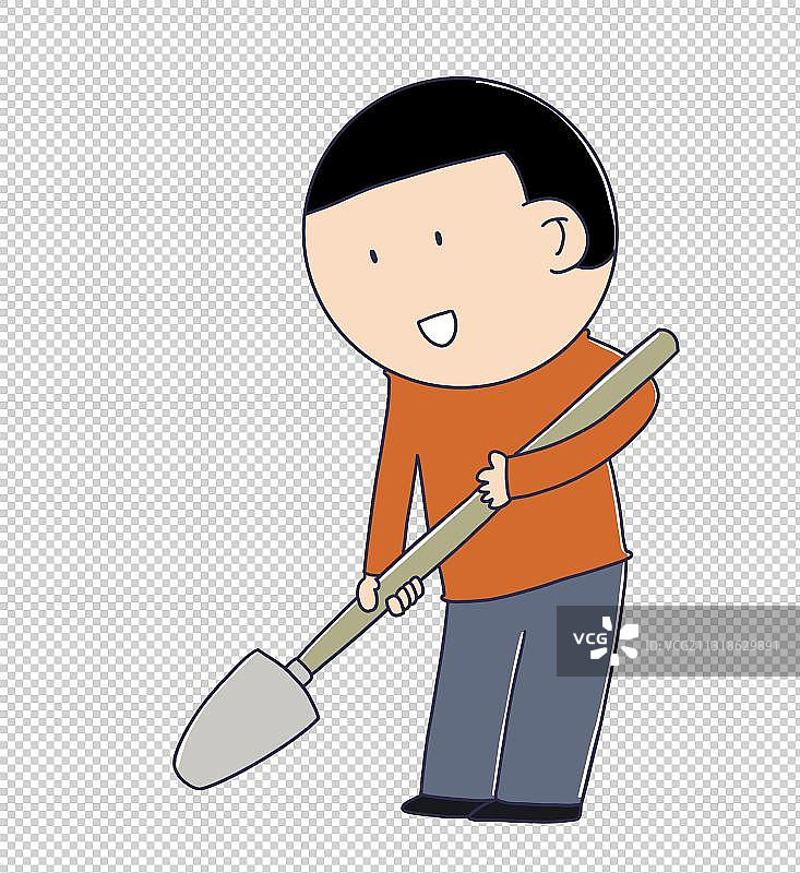 元素：劳动的人物图片素材