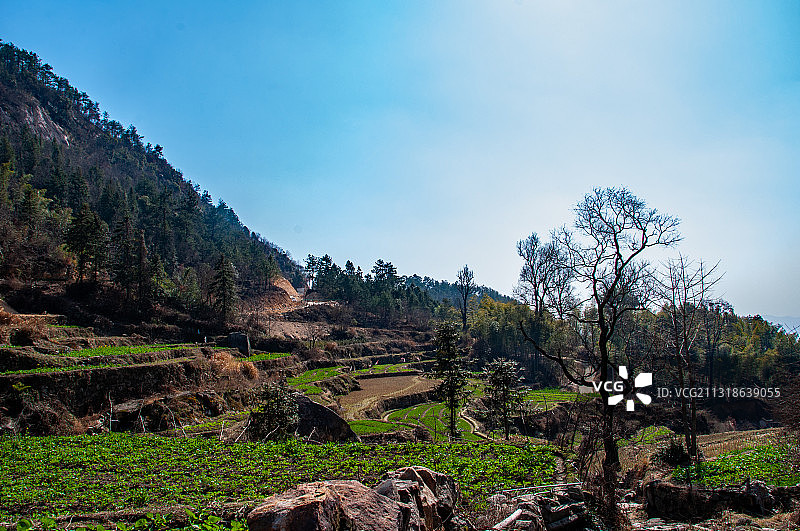 湖北大别山黄冈罗田风景图片素材