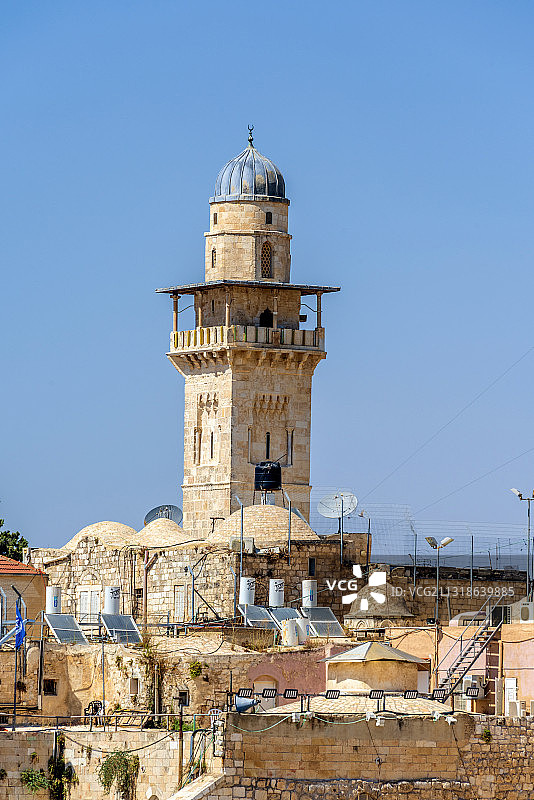 亚洲以色列耶路撒冷旧城风光图片素材