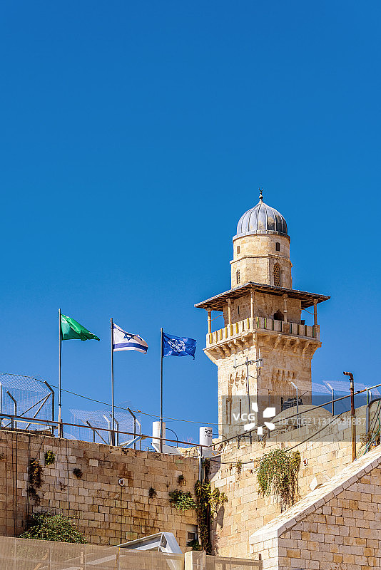 亚洲以色列耶路撒冷旧城风光图片素材