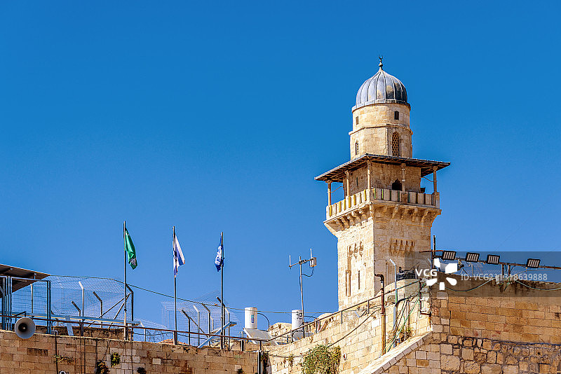 亚洲以色列耶路撒冷旧城风光图片素材