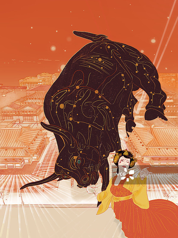 牛年大吉图片素材