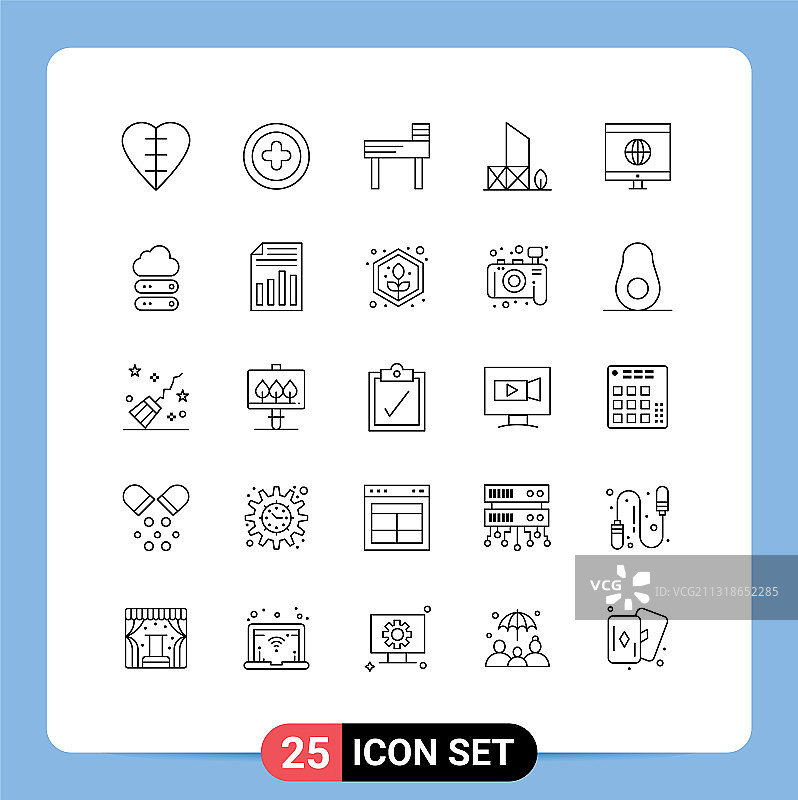 25线概念为网站移动和应用程序图片素材