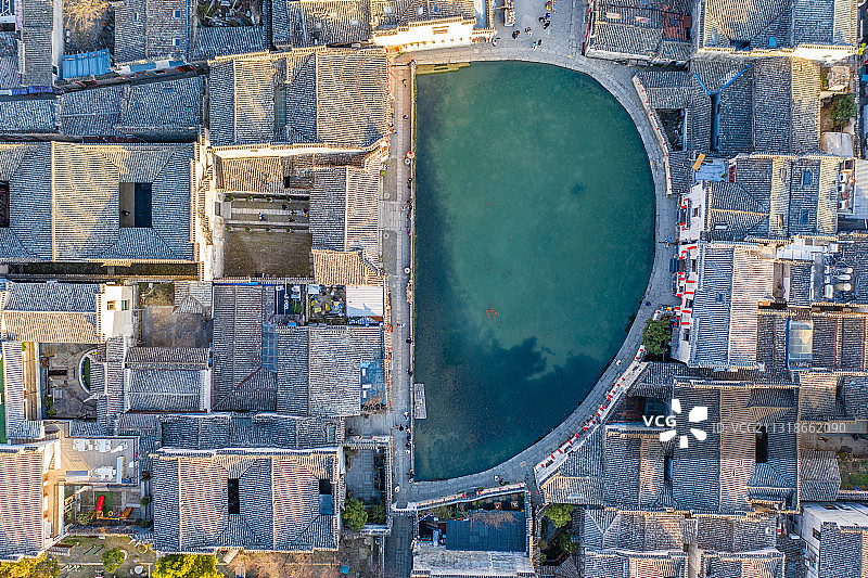 安徽省黄山市黟县宏村风景区图片素材