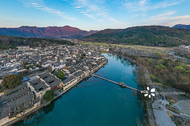 安徽省黄山市黟县宏村风景区图片素材