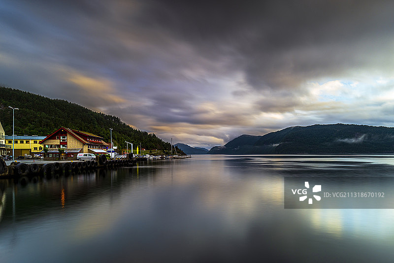 挪威峡湾图片素材