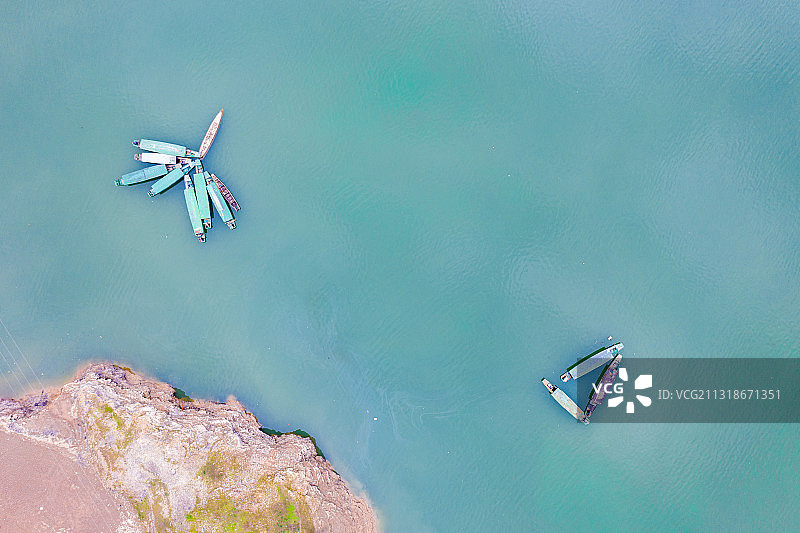 航拍湖南湘西酉水河图片素材